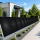 Solarzaun vertikal freistehend 73° – Größe L (1762 × 1144 mm) | PV-Zaunelement aus verzinktem Stahl