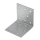 Lochplattenwinkel 80x80x80x2,0