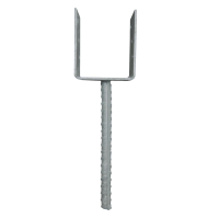 Pfostenträger mit Dolle 200mm U-Form 81mm