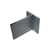 Alu-Balkenträger 80 × 80 × 110 mm – verdeckter Holzverbinder, 6 mm