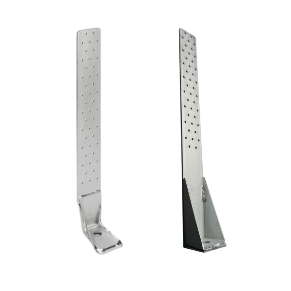 Zuganker für Holzbau – Betonflachstahlanker & Typ R / KR, feuerverzinkt, ETA-zertifiziert