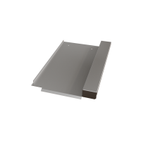 Blechziegel | Metalldachplatte passend für Creaton RATIO (445 x 265) Braun RAL 8014