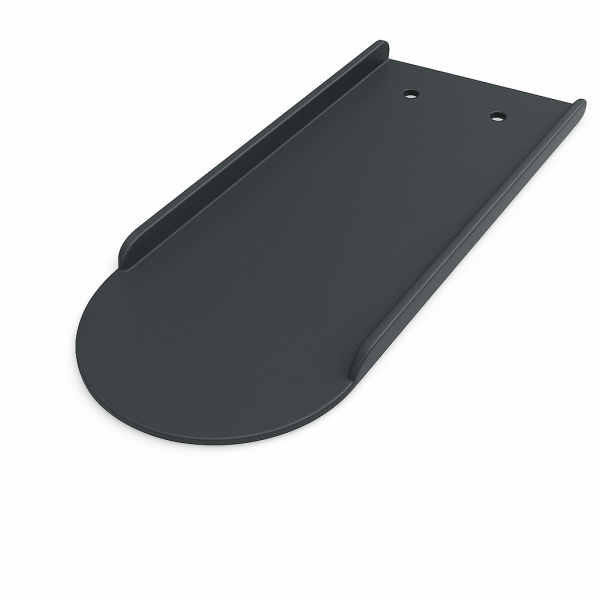 Blechziegel Metalldachplatte für Biberschwanz 175 x 380 Anthrazit RAL7021