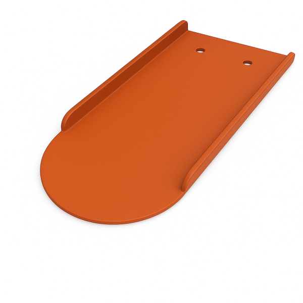 Blechziegel Metalldachplatte für Biberschwanz 180 x 360 Rot RAL 8004