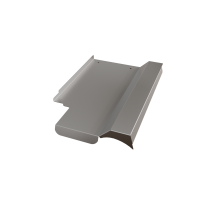 Blechziegel | Metalldachplatte passend für Ravensberger | Meyer-Holsen Biberschwanz Rundschnitt 155x380 Anthrazit RAL7021