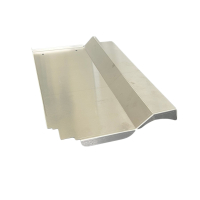 Blechziegel | Metalldachplatte passend für Jacobi-Walther W4v Flachdachziegel Alu blank