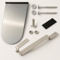 SET für Biberschwanz 180x380mm [Dachhaken +...