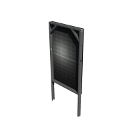 Solarzaun zum einbetonieren - 99% UPCYCLING