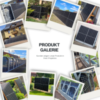 Solarzaun zum Einbetonieren – PV-Zaun aus verzinktem Stahl zur Stromgewinnung