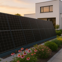 Solarzaun freistehend – PV-Zaun aus verzinktem...