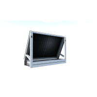 Solarzaun freistehend – PV-Zaun aus verzinktem Stahl ohne Einbetonieren