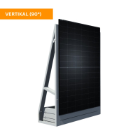 Solarzaun vertikal, freistehend - 99% UPCYCLING