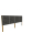 Aktion! Solarzaun horizontal einbetoniert - 99% UPCYCLING Holzdekor