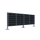 Gartenkraftwerk 2x Q.Tron Classic 440Wp + Solax X1 Micro Wechselrichter- 90° einbetoniert horizontal
