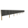 Aktion! Solarzaun horizontal einbetoniert - 99% UPCYCLING