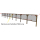 Aktion! Solarzaun horizontal einbetoniert - 99% UPCYCLING