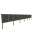 Aktion! Solarzaun horizontal einbetoniert inkl. Q-Cells Solarmodul - 99% UPCYCLING