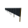 Aktion! Solarzaun horizontal einbetoniert inkl. Q-Cells Solarmodul - 99% UPCYCLING