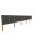 Aktion! Solarzaun horizontal einbetoniert inkl. Q-Cells Solarmodul - 99% UPCYCLING