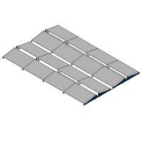Komplettset Ost-West inkl. Q-Cells Solarmodul &...