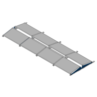 Komplettset Ost-West inkl. Q-Cells Solarmodul & Unterkonstruktion