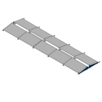 Komplettset Ost-West inkl. Q-Cells Solarmodul & Unterkonstruktion
