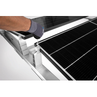 Komplettset Ost-West inkl. Q-Cells Solarmodul & Unterkonstruktion 10 Module Nebeneinander