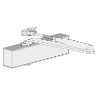 ECO Schulte Newton TS-20 Türschließer mit Gelenkarm – EN 2/3/5 | Komplett-Set mit Gelenkarm inkl. Montageplatte