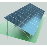 Freiland Aufständerung für 18 Solarmodule | erhöhte Anforderung | 15°