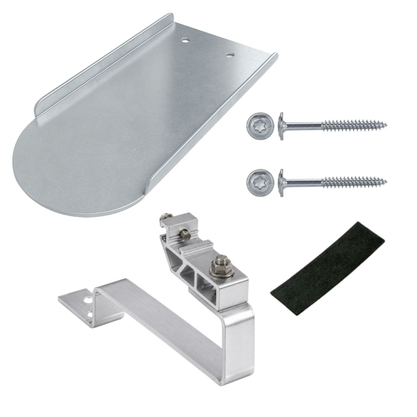 SET für Biberschwanz 180x360mm [Dachhaken + Blechziegel + Schrauben ]