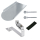 SET für Biberschwanz 180x380mm [Dachhaken + Blechziegel + Schrauben ]