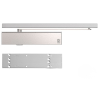 Türschließer mit Gleitschiene ECO Schulte Newton TS-62 – EN 2–5 | Komplett-Set inkl. Montageplatte