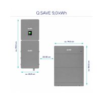 Q.HOME G4 Speichersystem 6 oder 8 kW mit 9 kWh Batteriespeicher & Notstromfunktion