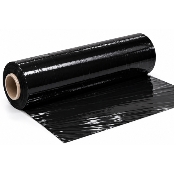 LDPE-Baufolie 6000 mm | opak schwarz