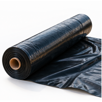 LDPE-Baufolie 6000 mm × 50 m | 100 µm | opak schwarz