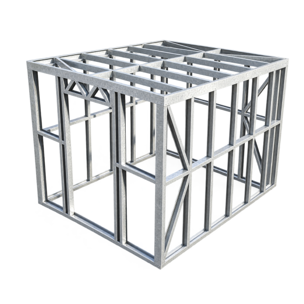 Lagerbox 2,5 × 3 m – Indoor & Outdoor | Stahlleichtbau