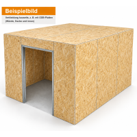 Lagerbox 2,5 × 3 m – Indoor & Outdoor | Stahlleichtbau