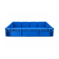 Eurobox 600 × 400 × 120 mm blau – robuste, stapelbare Kunststoffkiste für Lager, Industrie & Transport