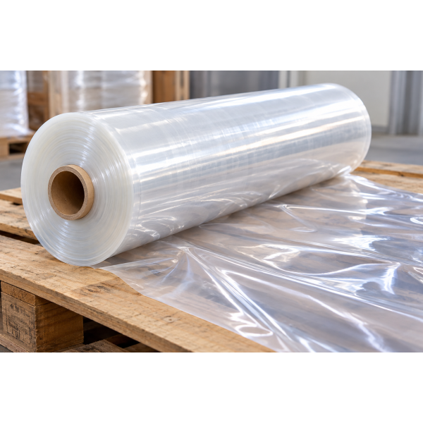 LDPE-Flachfolie transparent 1230 mm × 500 m | 70 µm