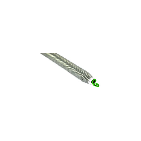 Zugfeder, Spiralzugfeder für Sektionaltore Federtyp GS 11 grün/weiß 1300 mm lang