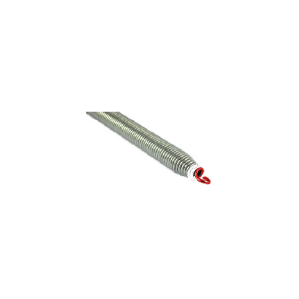 Zugfeder, Spiralzugfeder für Sektionaltore Federtyp GS 12 rot/weiß 1300 mm lang