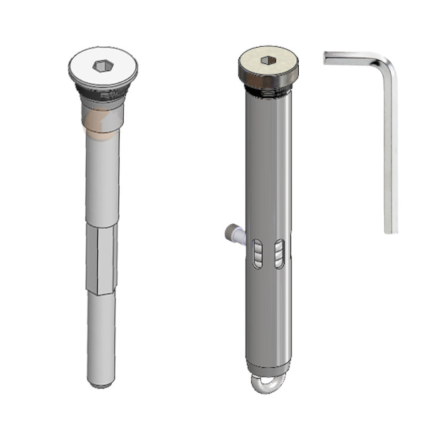 Set: Federbandbolzen Ø 19 mm für Domoferm