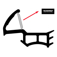 Zargendichtung Typ 3 für T30/ MZD HT8 waagerecht, Länge 1130 mm