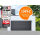 CarTeck Garagen Sectionaltor 5000x2250 mm Sepiabraun (RAL 8014) Woodgrain Mittelsicke
