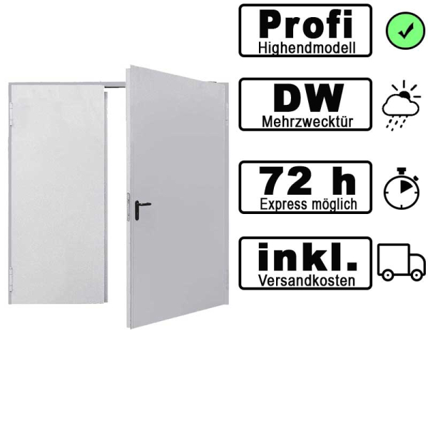 Mehrzwecktür DW62 2flg. 2500x2500 mm rechts