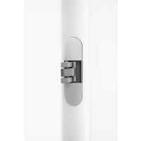 flächenbündige Tür Durat Weißlack Dekor 709x2097 mm links Wandstärke 100 - 145 mm