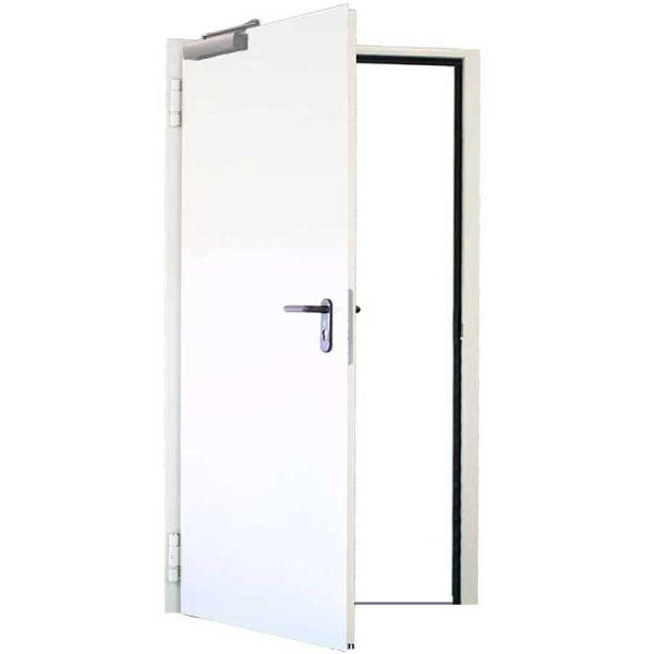 T30 HT8 Brandschutztür 800x1875 mm links rauchdicht durch Schleifdichtung