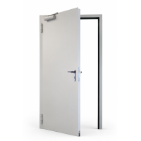 T30 RS Brandschutztür FSA62 Profi 875 x 2125 mm DIN links – rauchdicht mit absenkbarer Bodendichtung