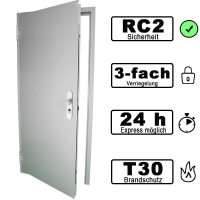 Sicherheits Brandschutztür FSA62 (T30) 1000x2000 mm...