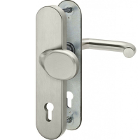 Sicherheits Brandschutztür FSA62 (T30) 1125x2125 mm links mit 3-fach Verriegelung